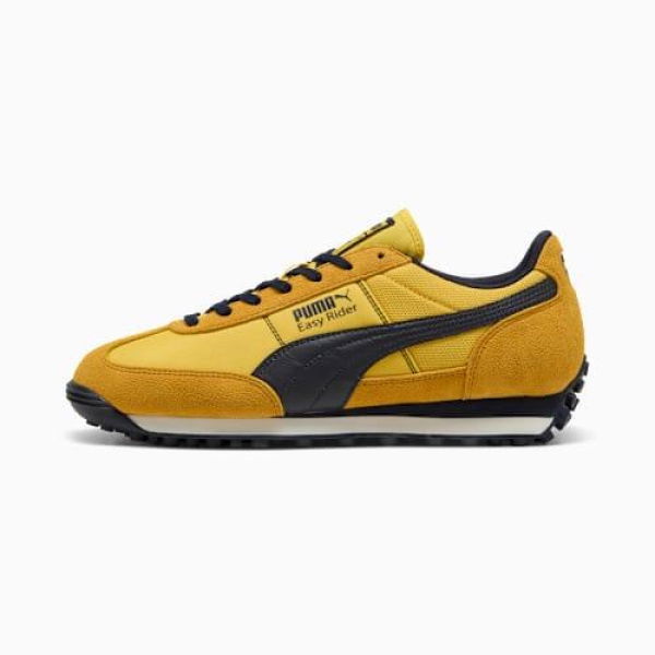 Easy Rider Thrive and Triumph Unisex Shoes in PelÃ© Yellow/New Navy, Size 4 by PUMA Shoes