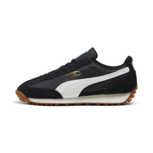 Easy Rider Vintage Sneakers in Black/White, Size 6, Synthetic by PUMA