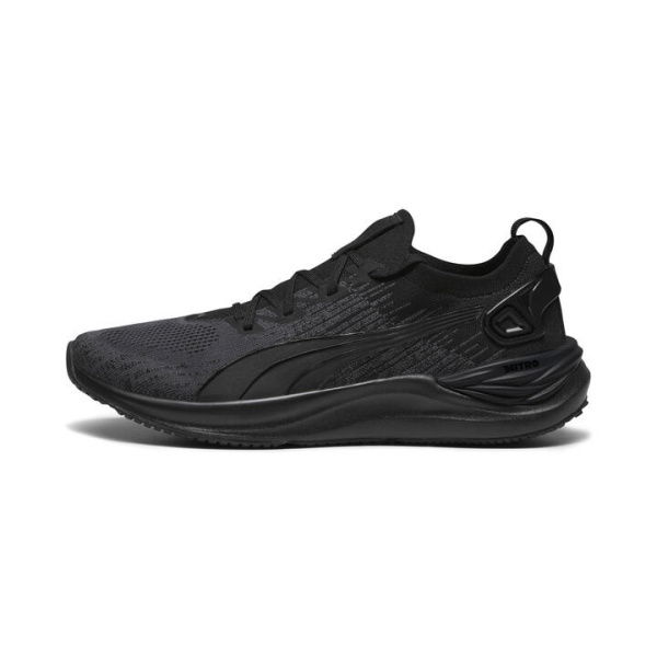 Electrify NITROâ„¢ 3 Knit Men's Running Shoes in Black/Strong Gray, Size 10, Synthetic by PUMA Shoes