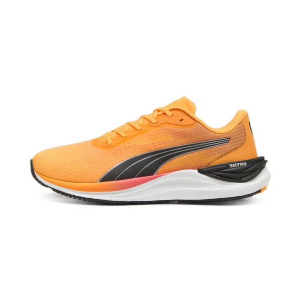 Electrify NITROâ„¢ 3 Men's Running Shoes in Sun Stream/Sunset Glow/White, Size 8, Synthetic by PUMA Shoes