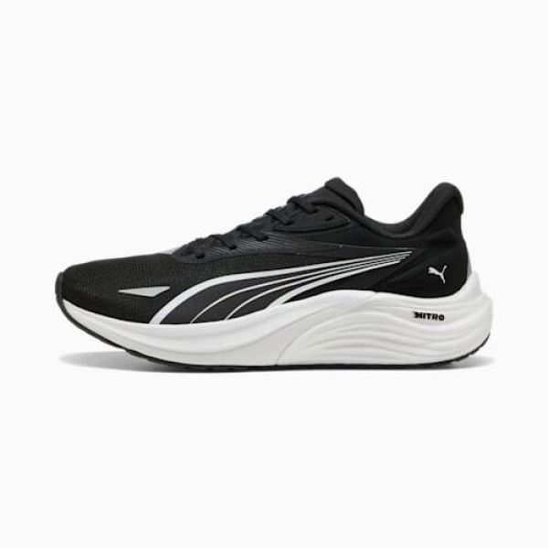 Electrify NITROâ„¢ 4 Men's Running Shoes in Black/White, Size 7, Synthetic by PUMA Shoes