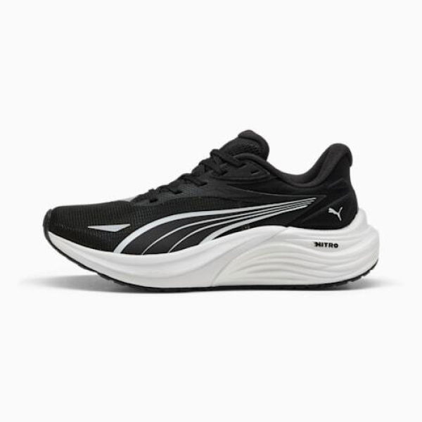 Electrify NITROâ„¢ 4 Running Shoes Youth in Black/White by PUMA Shoes