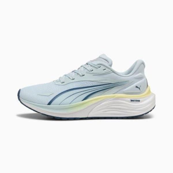 Electrify NITROâ„¢ 4 Women's Running Shoes in Sea Glass/Dark Indigo/Gray Echo, Size 6, Synthetic by PUMA Shoes