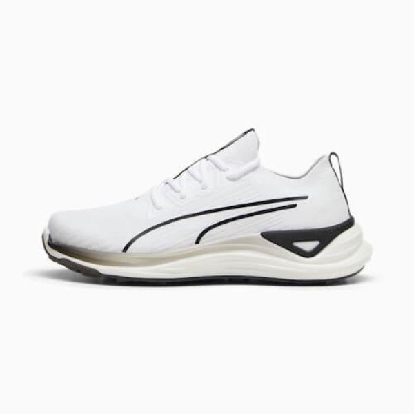 Electrocat NITROâ„¢ Men's Golf Shoes in White/Black, Size 7, Synthetic by PUMA Shoes