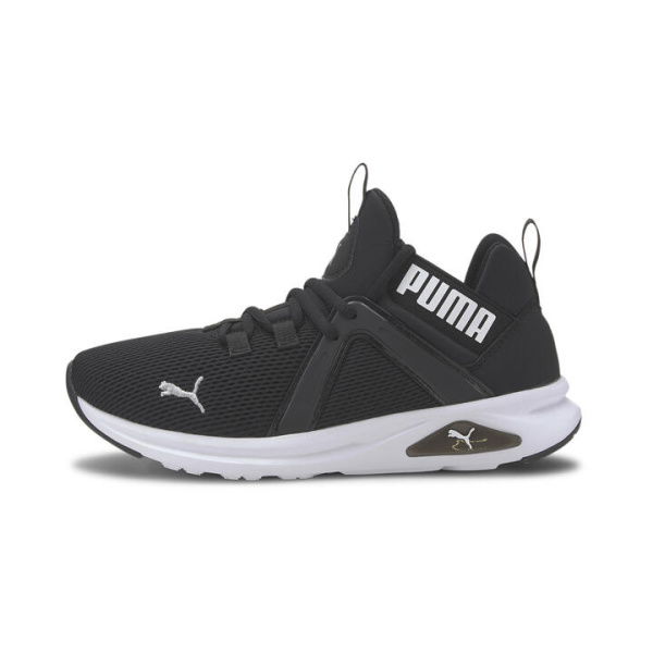 Enzo 2 Women's Running Shoes in Black/White, Size 8.5, Synthetic by PUMA Shoes