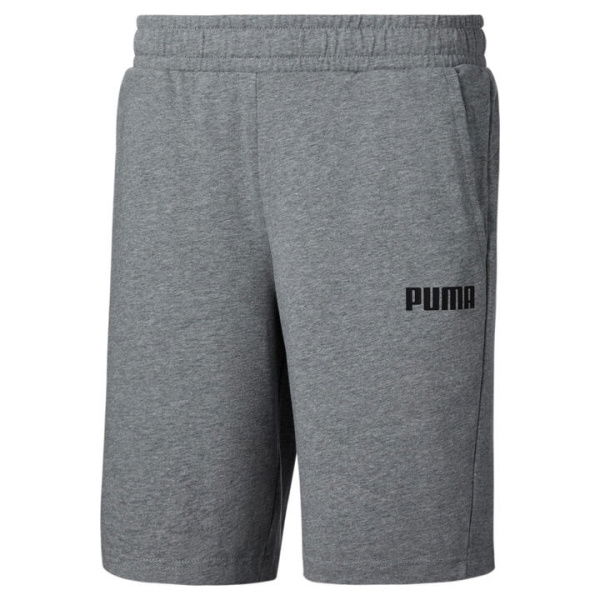 ESS Jersey 10 Men's Shorts in Medium Gray Heather, Size Small, Cotton by PUMA