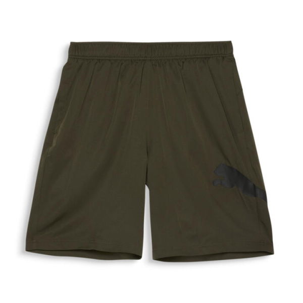 Essential Regular Fit Woven 9 Men's Shorts in Dark Olive, Size Small, Polyester by PUMA