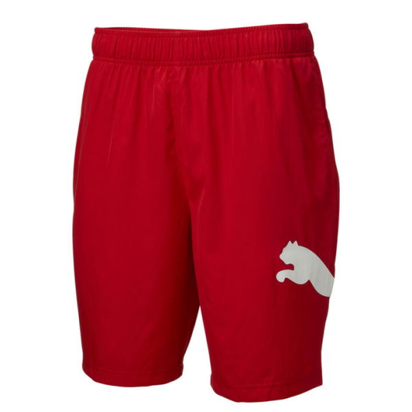 Essential Regular Fit Woven 9 Men's Shorts in High Risk Red, Size Small, Polyester by PUMA