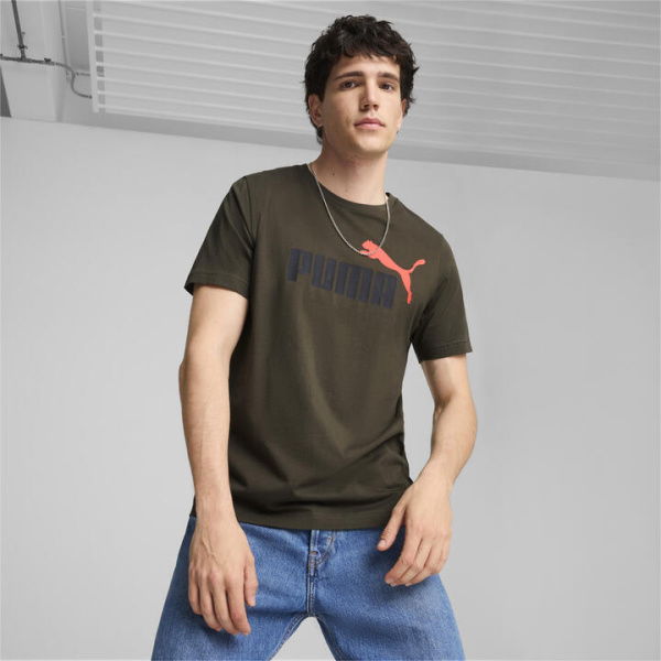 Essentials+ 2 Colour Men's Logo T