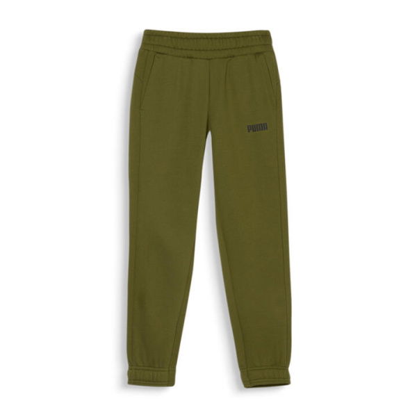 Essentials Boys Sweatpants in Olive Green, Size 4T, Cotton/Polyester by PUMA