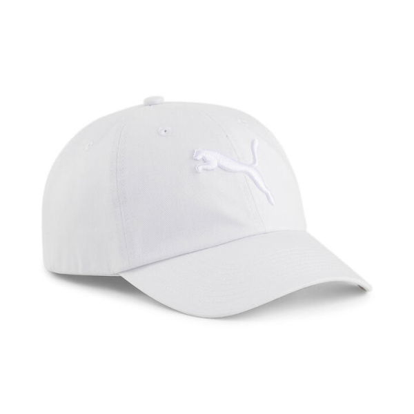 Essentials Cat Logo Cap in Silver Mist, Cotton by PUMA