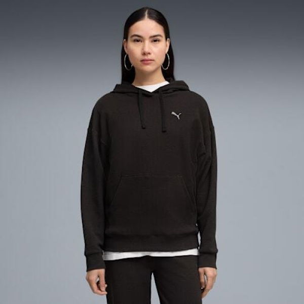 Essentials Elevated Women's Hoodie in Black, Size XS, Cotton by PUMA