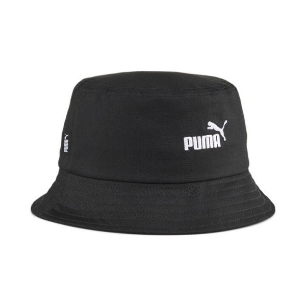 Essentials Logo Bucket Hat in Black, Size L/XL, Cotton by PUMA