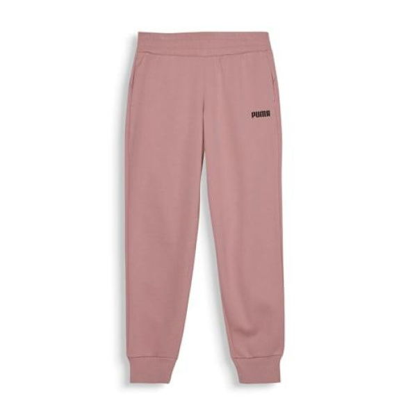 Essentials Logo Fleece Sweatpants Women Top in Future Pink, Size XS, Cotton by PUMA