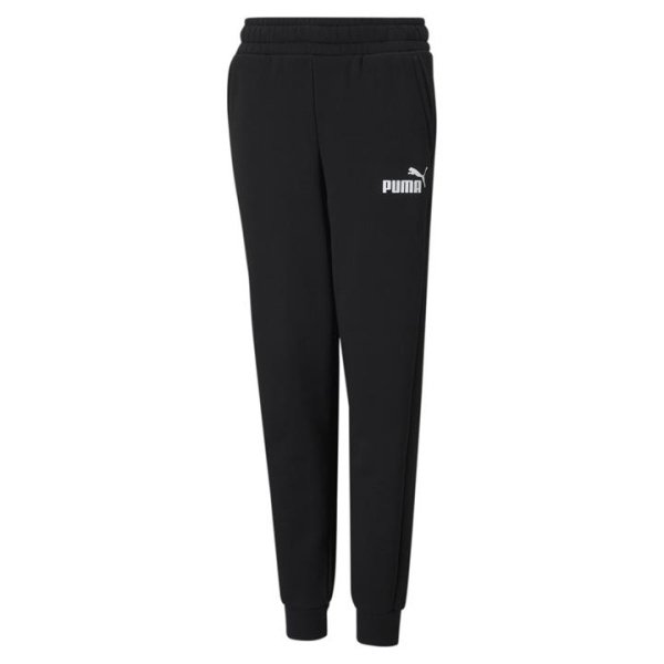 Essentials Logo Pants Youth in Black, Size 3T, Cotton/Polyester by PUMA