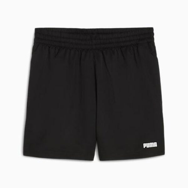 Essentials Logo Woven 5Men's Shorts in Black, Size Medium, Polyester by PUMA