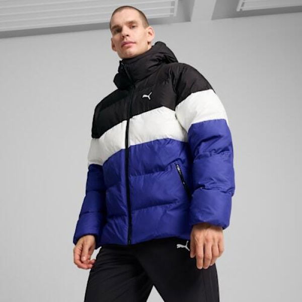 Essentials Men's Puffer Jacket in Lapis Lazuli, Size Small, Polyester by PUMA