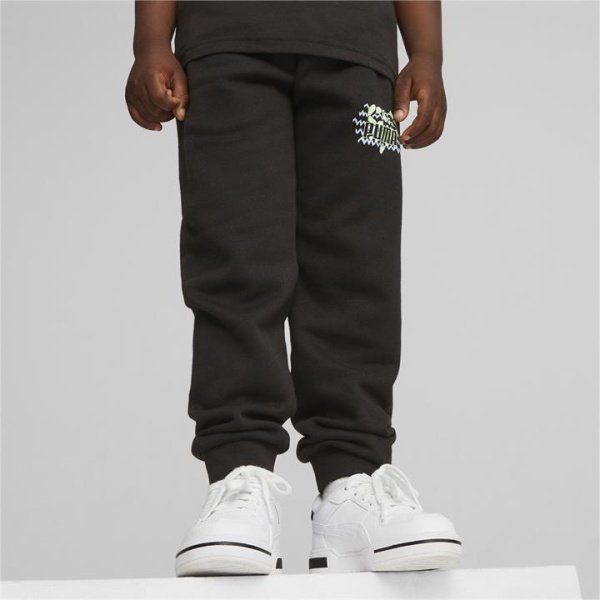 Essentials Mix Match Kids Sweatpants in Black, Size 2T, Cotton/Polyester by PUMA