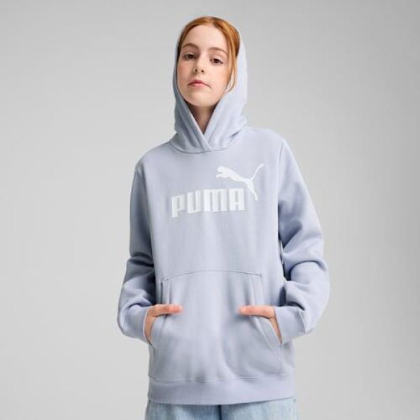 Essentials No. 1 Logo Fleece Youth Hoodie in Cool Weather, Size Small, Cotton by PUMA