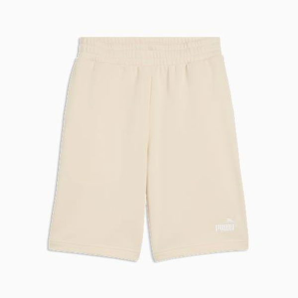 Essentials No. 1 Logo Men's 10 Shorts in Alpine Snow, Size Small, Cotton by PUMA