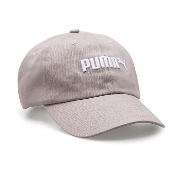 Essentials No. 2 Logo Cap in Quail, Cotton by PUMA