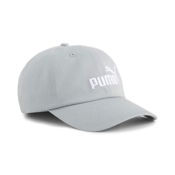 Essentials No.1 Unisex Cap in Cool Mid Gray, Cotton by PUMA