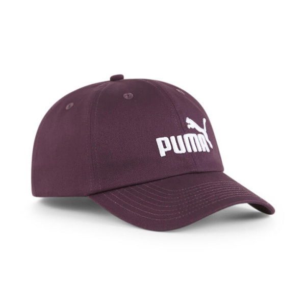 Essentials No.1 Unisex Cap in Midnight Plum, Cotton by PUMA