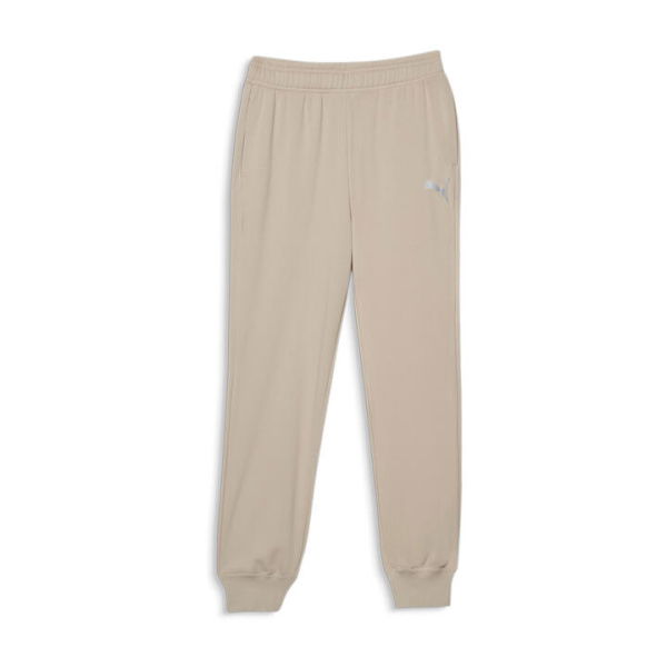 Essentials Relaxed Men's Sweatpants in Limestone Gray, Size Medium by PUMA