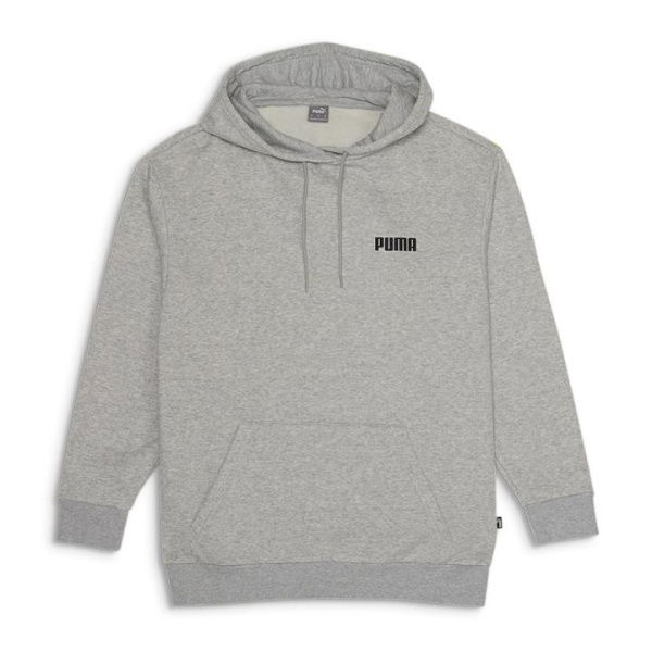 Essentials Relaxed Women's Fleece Hoodie in Light Gray Heather, Size 2XL by PUMA