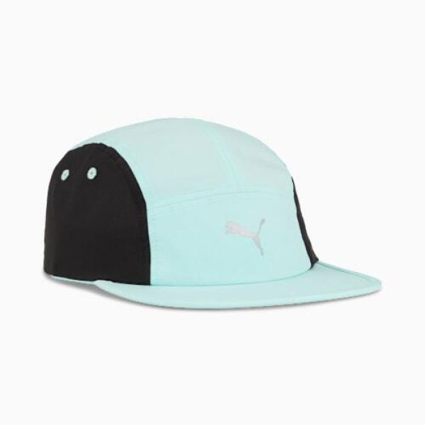 Essentials Running 5 Panel Cap in Mint Melt, Size Medium, Polyester by PUMA