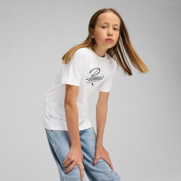 Essentials Script T-Shirt - Youth 8