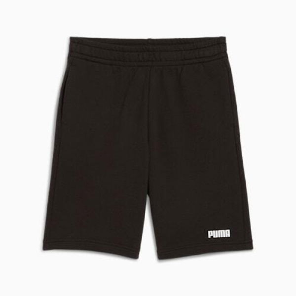 Essentials Small Logo Shorts Youth in Black, Cotton by PUMA