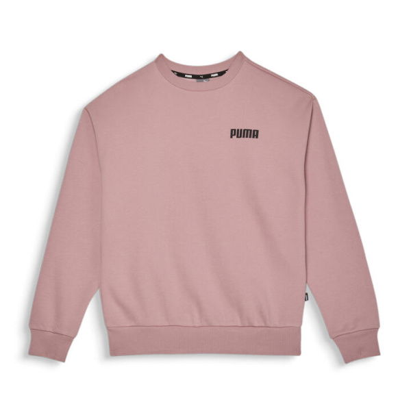 Essentials Small Logo Women's Crew Top in Future Pink by PUMA