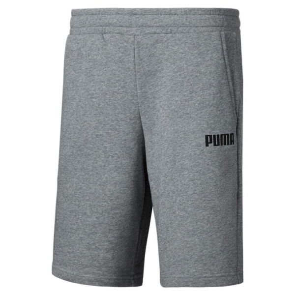 Essentials Sweat Shorts Men in Medium Gray Heather, Size Small, Cotton by PUMA