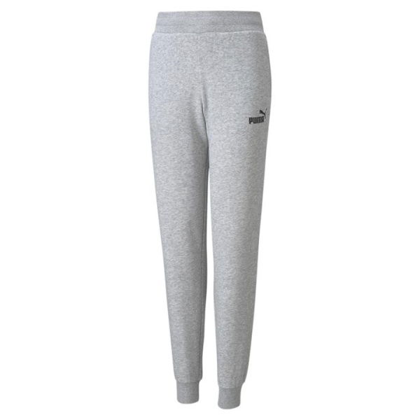 Essentials Sweatpants Youth in Light Gray Heather, Size 4T, Cotton/Polyester by PUMA