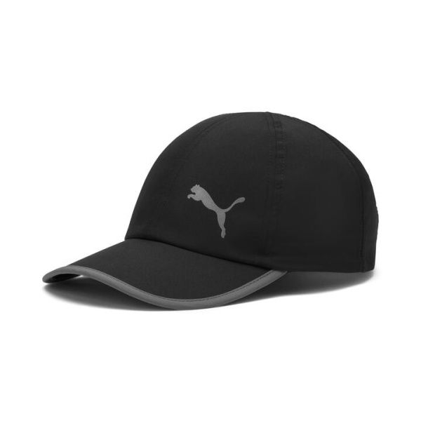 Essentials Unisex Running Cap in Black/Cat, Polyester by PUMA