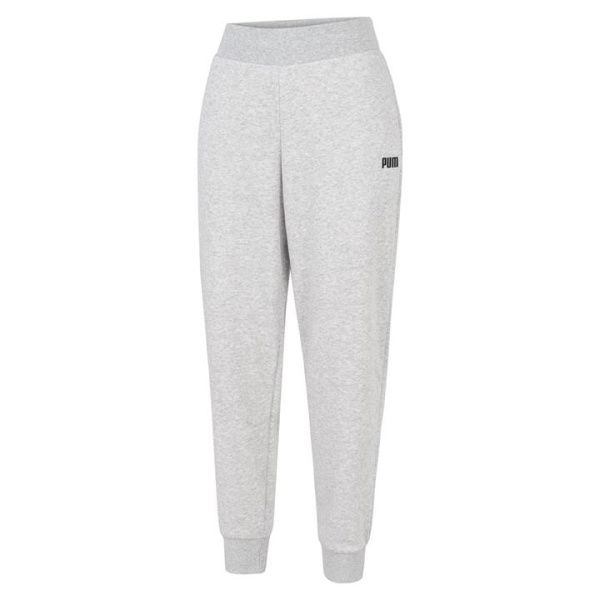 Essentials Women's Sweatpants in Light Gray Heather, Size 2XL, Cotton/Polyester by PUMA