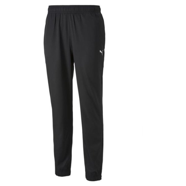 Essentials Woven Men's Pants in Black, Size Small, Polyester by PUMA