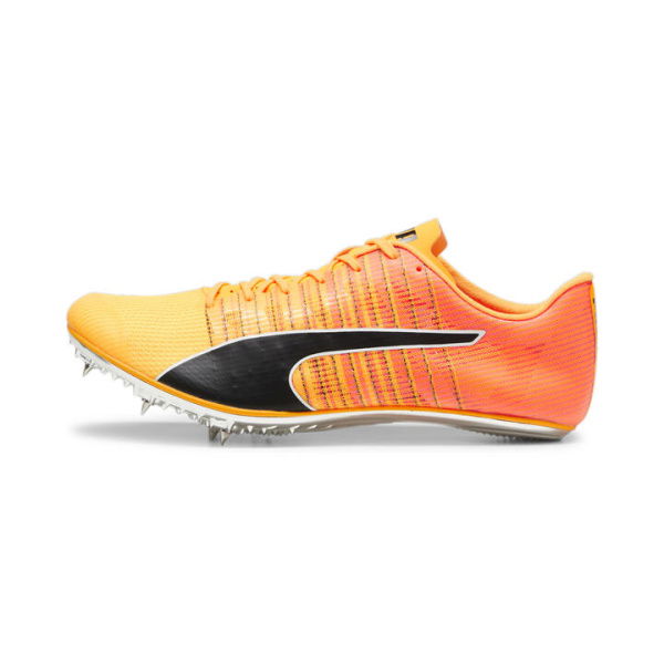 evoSPEED BRUSH 6 Unisex Track and Field Shoes in Sun Stream/Sunset Glow/Black, Size 10, Synthetic by PUMA Shoes