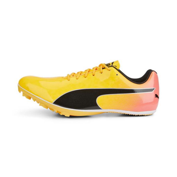 evoSPEED Sprint 14 Track and Field Unisex Shoes in Sun Stream/Sunset Glow/Black, Size 11, Synthetic by PUMA Shoes