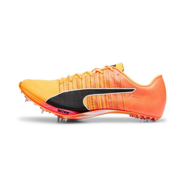 evoSPEED Sprint NITROâ„¢ 2 Unisex Track and Field Shoes in Sun Stream/Sunset Glow/Black, Size 10, Synthetic by PUMA Shoes