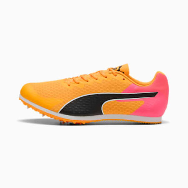 evoSPEED Star 9 Running Shoes in Sun Stream/Sunset Glow/Black, Size 4, Synthetic by PUMA Shoes