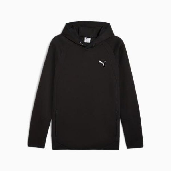 Evostripe Men's Hoodie in Black, Size Medium, Cotton/Polyester by PUMA