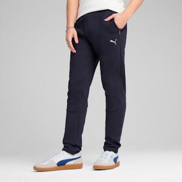 EVOSTRIPE Men's Pants in New Navy, Size Medium, Cotton/Polyester by PUMA