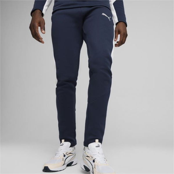 EVOSTRIPE Men's Sweatpants in Club Navy, Size 2XL, Cotton/Polyester by PUMA