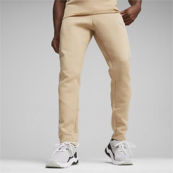 EVOSTRIPE Men's Sweatpants in Prairie Tan, Size Medium, Cotton/Polyester by PUMA