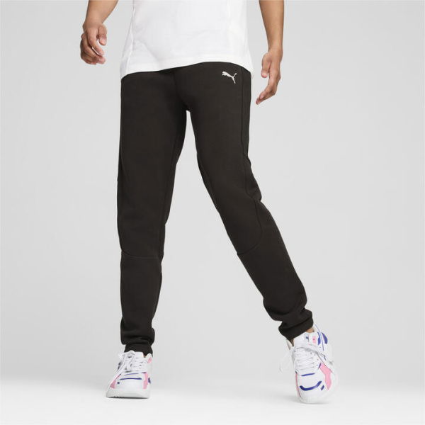 EVOSTRIPE Women's Pants in Black, Size Large, Cotton/Polyester by PUMA