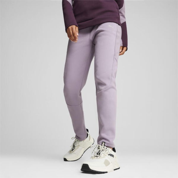 EVOSTRIPE Women's Pants in Pale Plum, Size Large, Cotton/Polyester by PUMA