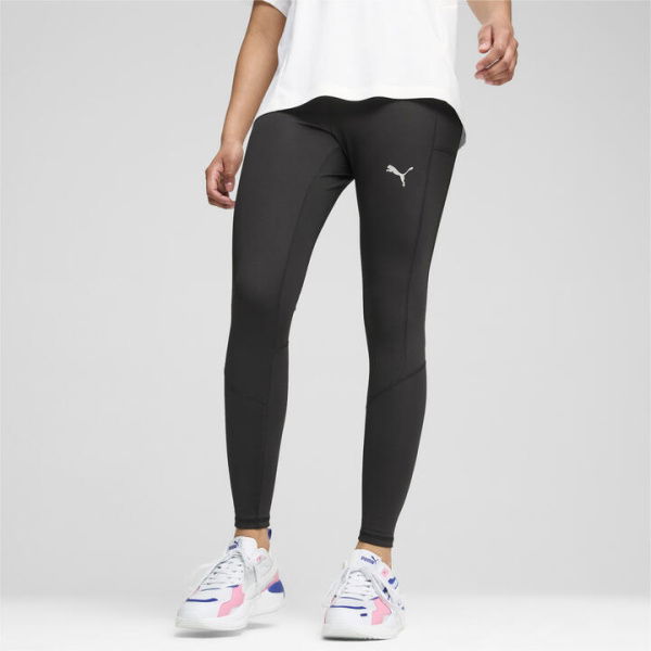 EVOSTRIPE Women's Tights in Black, Size Large, Polyester by PUMA