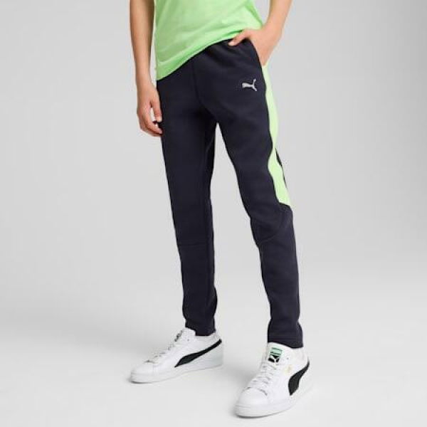 Evostripe Youth Pants in New Navy, Size XS, Cotton by PUMA